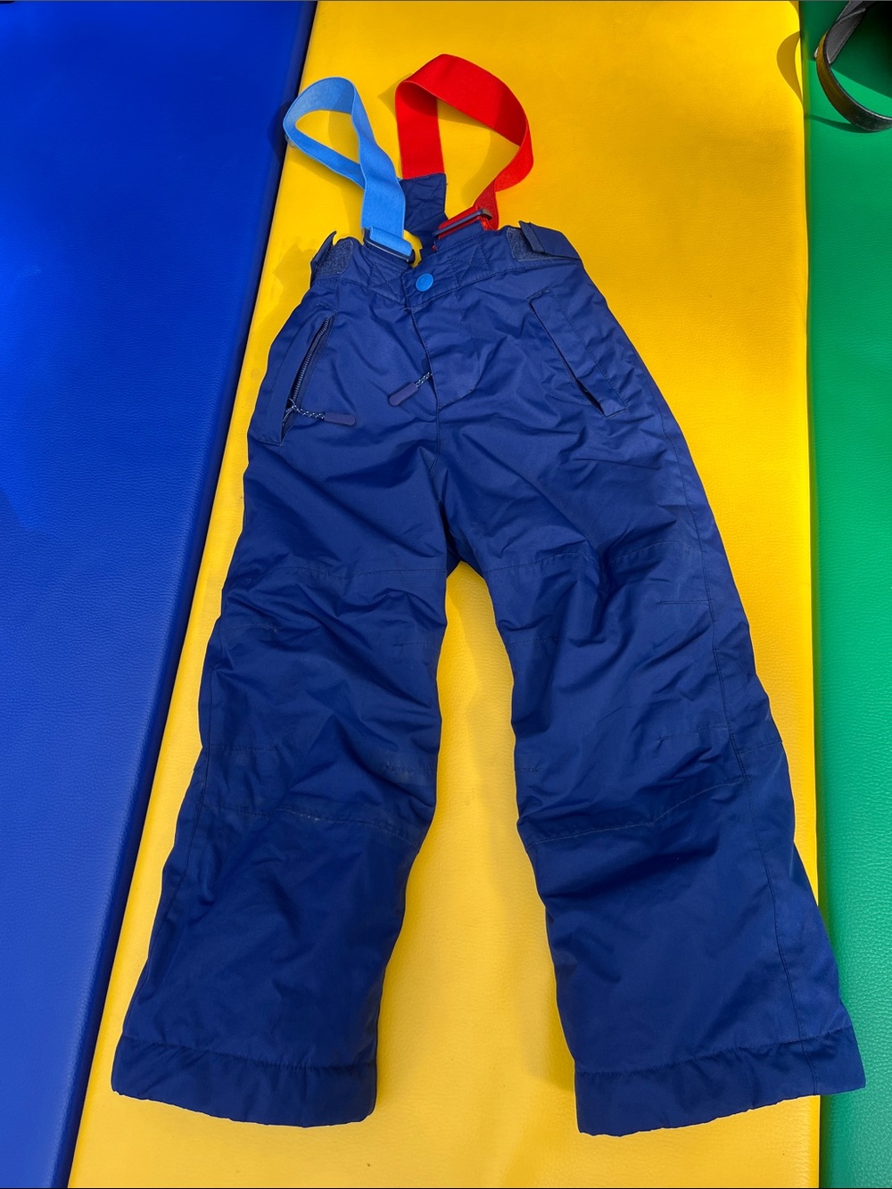 Kids Boden Snow Pants with Adjustable Suspenders - Navy Blue 3-4years